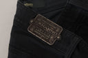 Chic Low Waist Black Skinny Jeans - Allure Absolue
