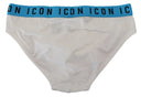Elegant White Cotton Stretch Briefs - Allure Absolue