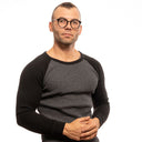 Óculos Designer Unissex Redondos com Aro Completo Chic