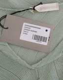 Chic Green Knitted Top – Ethereal Elegance Ermanno Scervino
