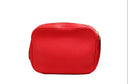 Small Branded Bright Red Grainy Leather Camera Crossbody Bag Burberry