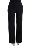 Chic Black Bootcut Formal Pants