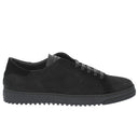 Black Calfskin Women Sneaker Off-White
