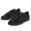 Black Calfskin Women Sneaker Off-White