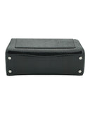 Black Leather Top Handle Shoulder Bag Jimmy Choo
