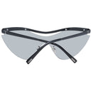 Schwarze Metall-Sonnenbrille