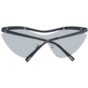 Schwarze Metall-Sonnenbrille