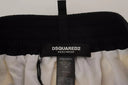 Yellow Black Printed Nylon Beachwear Shorts Swimwear Dsquared²