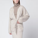 Cardigã Aria ALMADA LABEL em caxemira taupe