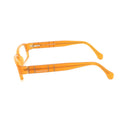 Occhiali di plastica gialla (montature)