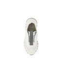 Sneakers basse in gomma bianche