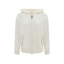 White Silk Sweatshirt
