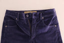 Chic Purple Corduroy Bootcut Flare Pants - Allure Absolue