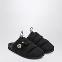 Moncler Black nylon mule Mon Pocket