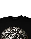 Black Medusa Fleece Men Crew Neck Sweatshirt Sweater Versace