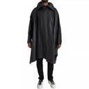 Black Leather Hooded Men Trenchcoat Jacket - Allure Absolue