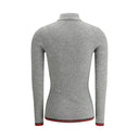 Top in cashmere grigio