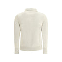 White Cotton Sweatshirt