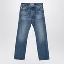 Valentino Blue washed-effect denim jeans