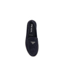 Mocassini blu in gomma slip-on