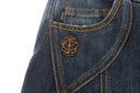 Elegant Flare Leg Low Waist Denim Cavalli