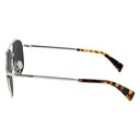 Graue Metallsonnenbrille