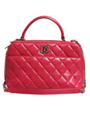 Pink Seal Matelasse Chain CC Lamb Skin Leather Bag Chanel
