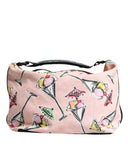 Pink Cruise Collection Parfait Canvas Printed Bag Purse Chanel