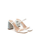 White Silk Sandal Miu Miu