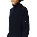 Maglione di lana blu