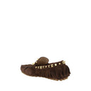 Brown Calf Leather Bos Taurus Slip-On Loafers