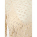 Beige Cotton Elegance Dress - Allure Absolue