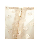 Beige Cotton Elegance Dress - Allure Absolue