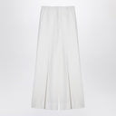 Stella McCartney Cream-coloured wool flared trousers