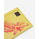 "Yellow Leather Men Wallet" Lanvin