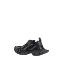 Black Rubber Athletic Sneakers