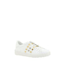 Sneakers basse Bos Taurus in pelle di vitello bianca