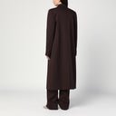 Stella McCartney Double-breasted plum wool coat