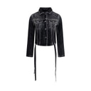 Denim Jacket with ribbon