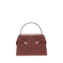 Leather Top Handbag