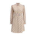 Archive Check midi Dress