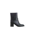 Black Leather Boot Burberry