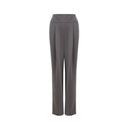 Chic Gray Wool Trousers for Sophisticated Style - Allure Absolue