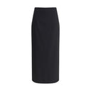 Virgin Wool Midi Skirt