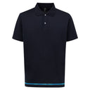 Blue Cotton Polo Shirt