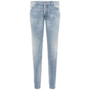 Light Blue Cotton Men Jeans Dsquared²