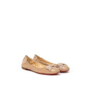 Beige Patent Leather Flat Shoe Christian Louboutin
