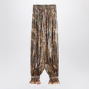 Valentino Pleated silk-blend trousers