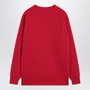Rotes Sweatshirt mit Chez Valentino Aufdruck