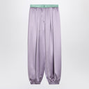 Valentino Wide lilac silk pants